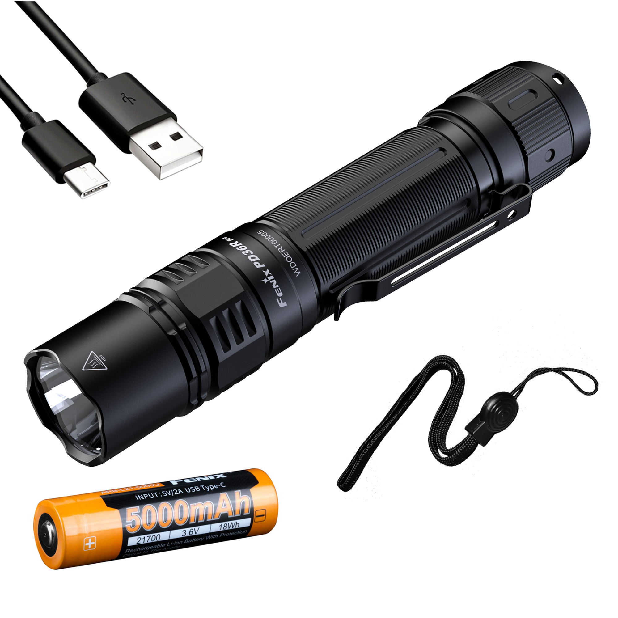 Fenix PD36R Pro 2800 Lumen Rechargeable Tactical Flashlight | eBay